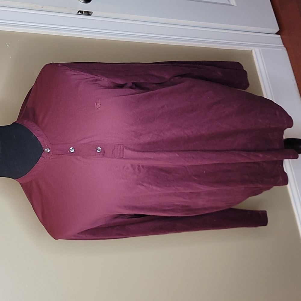 Long sleeve 3 button henley
